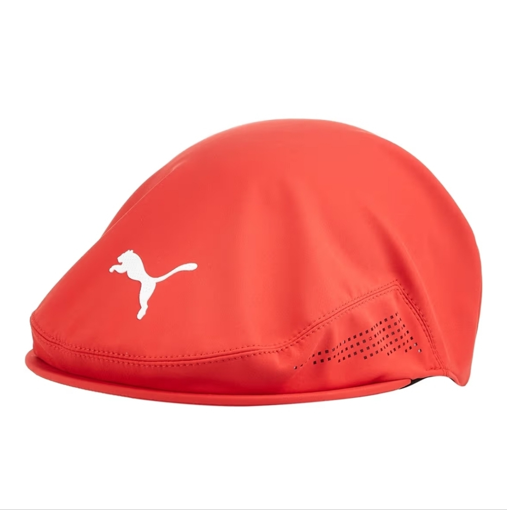 Puma Cobra Mens Tour Driver Brimmed Pro Golf Cap High Risk Red SIZES-L/XL